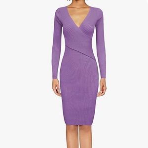 Purple Bodycon Dress